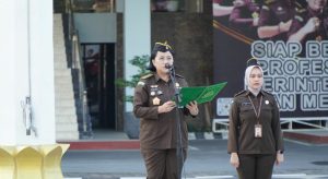 Asisten Pengawasan Kejaksaan Tinggi Riau Pimpin Apel Kerja Pagi