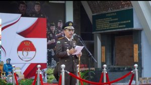 KEPALA KEJAKSAAN TINGGI RIAU PIMPIN UPACARA DALAM RANGKA HARI BHAKTI ADHYAKSA KE – 63 TAHUN 2023