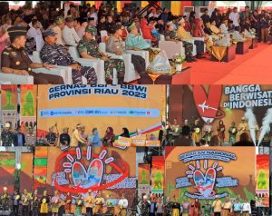 Asisten Pidana Militer Kejaksaan Tinggi Riau Hadiri kegiatan Harvesting Gerakan Nasional Bangga Buatan Indonesia Dan Bangga Berwisata Indonesia di Provinsi Riau Tahun 2023
