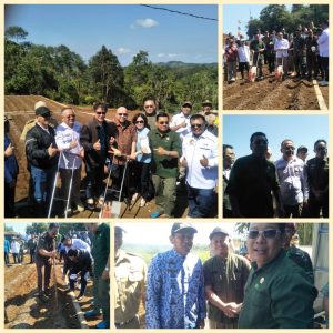 Pembukaan Penanaman Perdana Tanaman Sorgum Di Perkebunan Surangga Desa Kertajaya dihadiri wakil bupati sukabumi.