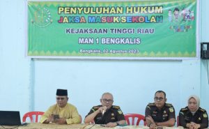Kejati Riau Gelar Program Jaksa Masuk Sekolah (JMS) di Man 1 Bengkalis