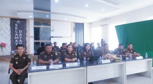Kajari Rohil Mengikuti Briefing Seluruh Pegawai Kejaksaan se- Wilayah Riau