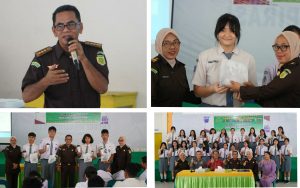Kegiatan Penyuluhan Hukum Jaksa Masuk Sekolah (JMS) Kejaksaan Tinggi Riau Di SMA SANTO TARCICIUS Dumai