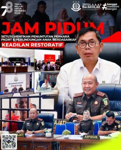 Pengajuan 2 (Dua) Perkara Untuk Dilakukan Penghentian Penuntutan Berdasarkan Keadilan RESTORATIF JUSTICE Disetujui Oleh JAMPIDUM Kejaksaan Agung RI