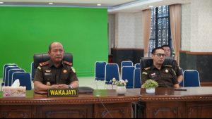 Wakil Kepala Kejaksaan Tinggi Riau mengikuti kegiatan Perkenalan dan Pengarahan Jaksa Agung Muda Pidana Militer Kejaksaan Agung RI secara virtual
