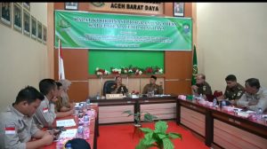 Rapat Koordinasi Program Jaksa Garda Desa Kabupaten Aceh Barat Daya Tahun 2023