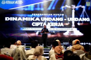 Kepala Pusat Penerangan Hukum: Buka Seminar Undang-Undang Cipta Kerja Daya Tarik Bagi Investor