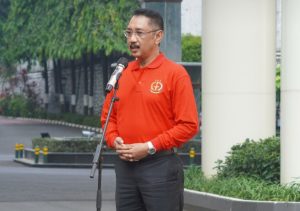 Kepala Biro Umum Kejaksaan Agung upaya mitigasi Pelatihan Gabungan Penanggulangan Bahaya Kebakaran Di Lingkungan Kantor Kejaksaan Agung