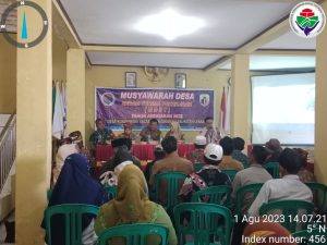 Desa Kujangsari Lakukan MDST Pembangunan Sapras DD reguler dan Ketapang TA. 2023