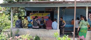 Minggu Kasih, Personil Polsek Tapung Hulu Sambangi Jemaat GPDI Rimba Beringin