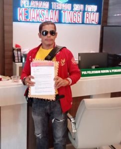 DPP- SPKN Laporkan 3 Paket Proyek Dinas PUPR Rohil TA 2022 Ke Kejati Riau “Diduga Rugikan Keuangan Negara”