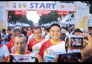Riau Bhayangkara Run Diikuti 2000 Lebih Peserta Dari Seluruh Indonesia
