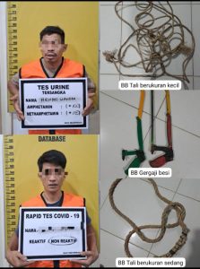 Curi Kabel PLN, 2 Warga Tanjung Belit Ditangkap Satreskrim Polres Kampar