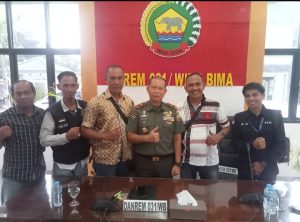 Danrem 031/ WB Temu Ramah Dan Dialog Aktif Dengan Insan Pers