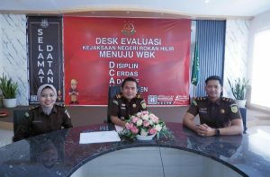 Kejaksaaan Negeri Rokan Hilir Mengikuti Rapat Validasi Data Piutang UP Periode Triwulan III 2023