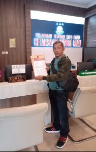 DPP-SPKN Laporkan Proyek Peningkatan Jalan Putri Hijau Rohil Ke- Kejati Riau