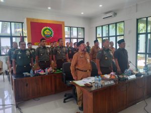 PELAKSANAAN RAKORNIS TMMD KE 118 TA 2023 DI RUANG YUDHA KOREM 031/WIRA BIMA.