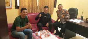 Temu Ramah Insan Pers  Media Online Bersama Wakapolsek Tapung AKP Ferry M Fadillah Berlangsung Humanis