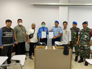 Personel Lanud Roesmin Nurjadin BKO Bandara SSK II Kembali Ungkap Penyelundupan Narkoba