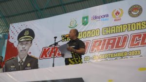 Wakil Kepala Kejaksaan Tinggi Riau Resmi Membuka Kejuaraan Taekwondo Championship Kajati Riau Cup 2023