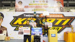PIALA BERGILIR KAJATI RIAU CUP 2023 DI RAIH OLEH TAEKWONDO ANDALAN KEJATI RIAU