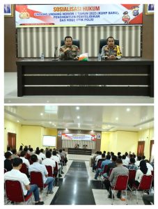 Bidkum Polda Riau Gelar Sosialisasi UU RI Nomor 1 Tahun 2023 Tentang KUHP Terhadap Personel Polres Kampar
