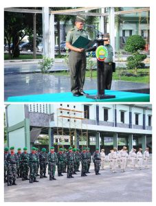 Korem 031/WB Gelar Apel Senin, Dengan Khidmat