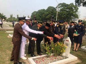 Upacara Ziarah Nasional Dalam Rangka HUT TNI ke – 78 Tahun 2023