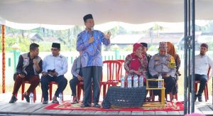 Wakil Bupati H. Sulaiman Hadiri Maulid Nabi di Musholla Al-Iman Bagan Hulu Kecamatan Bangko