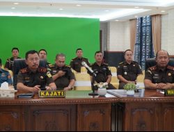 Kepala Kejaksaan Tinggi Riau mengikuti kegiatan Rapat Koordinasi Tentang Peningkatan Upaya Penanggulangan Karhutla pada Masa El-Nino 2023 secara virtual