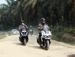 Polres Kampar Patroli Gabungan Skala Besar Bersama  Stake Holder Dalam Rangka Penanganan Karhutla