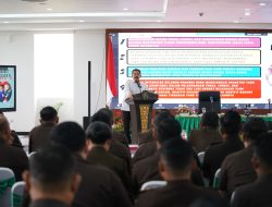Jaksa Agung ST Burhanuddin Sampaikan ArahanTerkait Publikasi Kinerja dan Persiapan Pemilu 2024 di Kejaksaan Tinggi Kalimantan Timur
