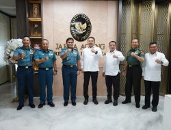 Pertemuan Koordinasi  Jaksa Agung dengan Kepala Staf TNI Angkatan Laut Terkait Penegakan Hukum di Wilayah Laut