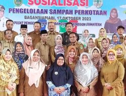 Dinas Lingkungan Hidup Kabupaten Rokan Hilir Suwandi, S.Sos : Bekerjasama Dengan P3ES KLHK Gelar Sosialisasi Pengelolaan Sampah Perkotaan
