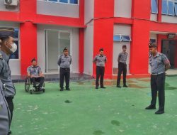 Pimpin Apel Pagi Lapas Narkotika Rumbai, Ka. KPLP Ingatkan Jajaran Untuk Selalu Menjauhi Narkoba