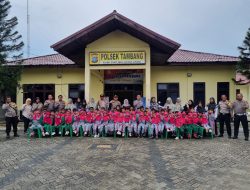 Dikunjungi Anak TK, Kapolsek Sebut Polisi Sahabat Anak