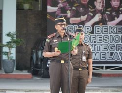 AKMAL ABBAS, SH., MH., : KEPALA KEJAKSAAN TINGGI RIAU MENJADI PEMBINA APEL KERJA PAGI