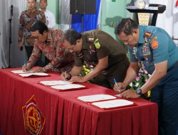 Kejaksaan RI, Mahkamah Agung dan TNI  Teken MoU Koneksitas Berbasis Elektronik