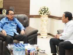 Kejaksaan Tinggi Riau Akmal Abbas, SH., MH. Menerima Kunjungan Kerja Kabinda Riau Brigjen TNI R