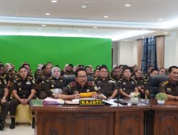 Kajati Riau mengikuti kegiatan Kunjungan Kerja Virtual Jaksa Agung Republik Indonesia