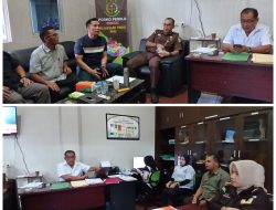 Asisten Intelijen Kejaksaan Tinggi Riau Marcos M. M Simaremare, S.H., M. Hum Meninjau Fasilitas dan Kesiapan Posko Pemilu