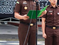 Marcos Marudut Mangapul Simaremare, S.H., M.Hum: Asisten Intelijen Kejaksaan Tinggi Riau Pimpin Apel Kerja Pagi