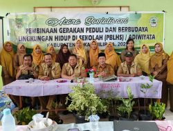 Melalui Pejabat Fungsional penyuluh lingkungan hidup Dinas LH Rokan Hilir Melakukan Pembinaan 24 Sekolah Adiwiyata Persiapan Penilaian  Tahun 2024