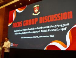 Jaksa Agung ST Burhanuddin: keynote speaker Dalam Penerapan Unsur Perekonomian Negara dalam Tindak Pidana Korupsi   