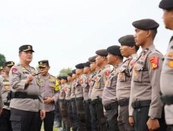 Irjen Iqbal Mengecek Langsung Kesiapan Pasukan Pengamanan Pemilu 2024,