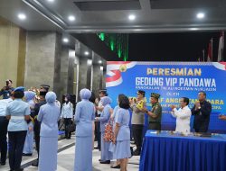 Asisten Intelijen Kejaksaan Tinggi Riau Marcos M. M. Simaremare, S.H., M. Hum hadiri Peresmian Gedung VIP Room Pandawa Lanud RSN
