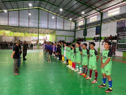 Opening Lapangan Mutiara Futsal di Desa Majasari Kecamatan Sobang wujud sarana Olahraga yang berkualitas