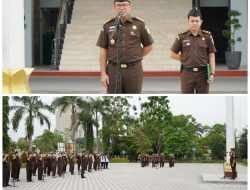 Asisten Tindak Pidana Khusus Kejaksaan Tinggi Riau Penerima Apel Kerja Pagi