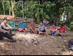 Ditengah Beban Sukseskan Pemilu,Kapolsek Siak Hulu beserta personilnya Penuhi Panggilan Moral