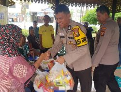 Cooling System OMB Lancang Kuning Polsek Siak Hulu di Desa Tanah Merah, Kapolsek Siak Hulu: Tolak Ajakan Politik Identitas